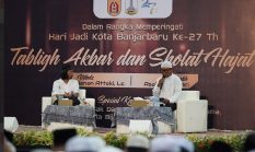 Semarak Harjad ke-27 Kota Banjarbaru: Ribuan Jemaah Larut dalam Kekhusyukan Tablig Akbar bersama Ustaz Hanan Attaki