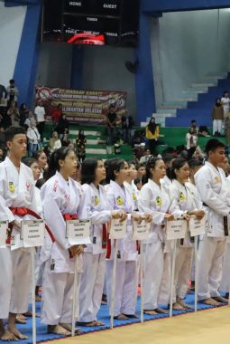 Ribuan Karateka Kalselteng Berlaga Di Kejuaraan Karate Piala Pangdam XXII 2026