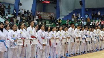 Ribuan Karateka Kalselteng Berlaga Di Kejuaraan Karate Piala Pangdam XXII 2026